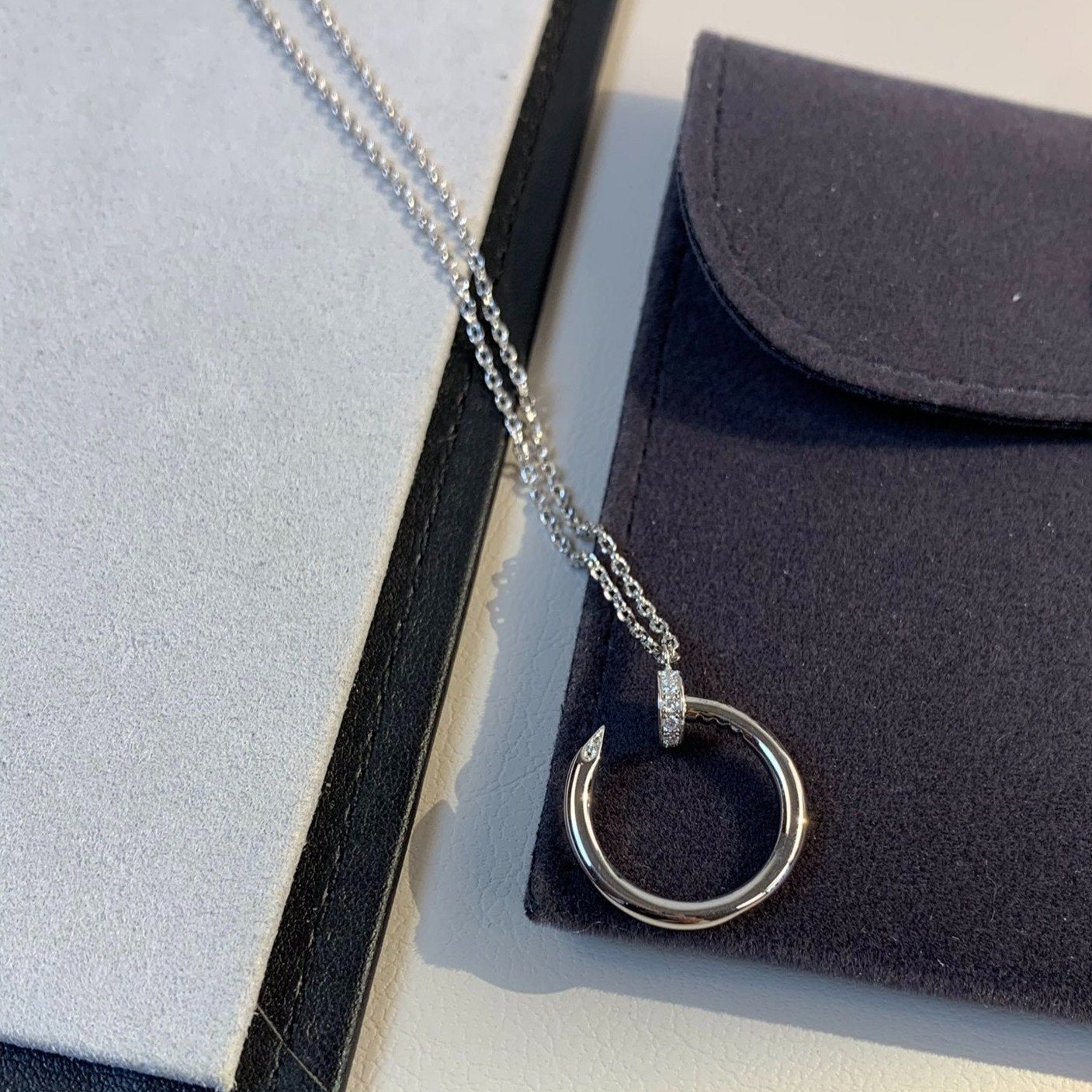 [Mystic Crown]JUSTE NECKLACE SILVER