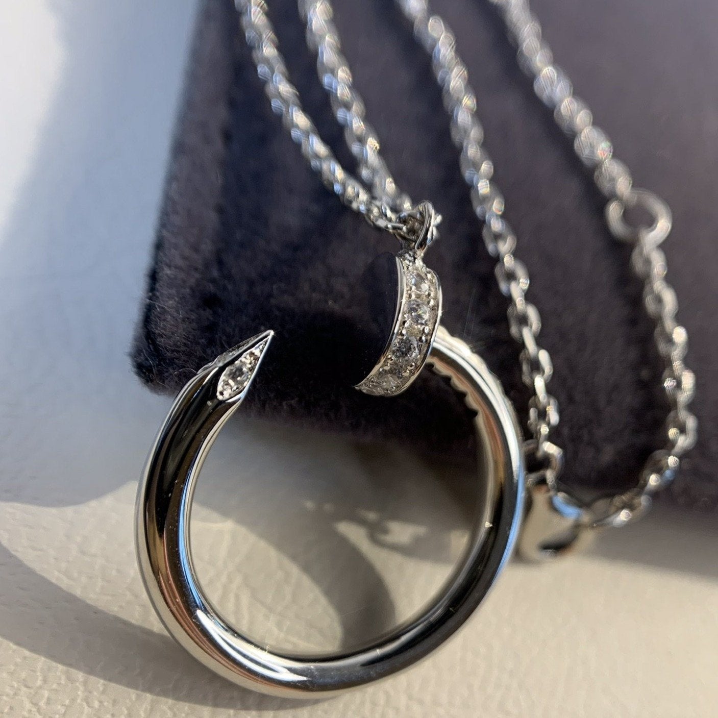 [Mystic Crown]JUSTE NECKLACE SILVER