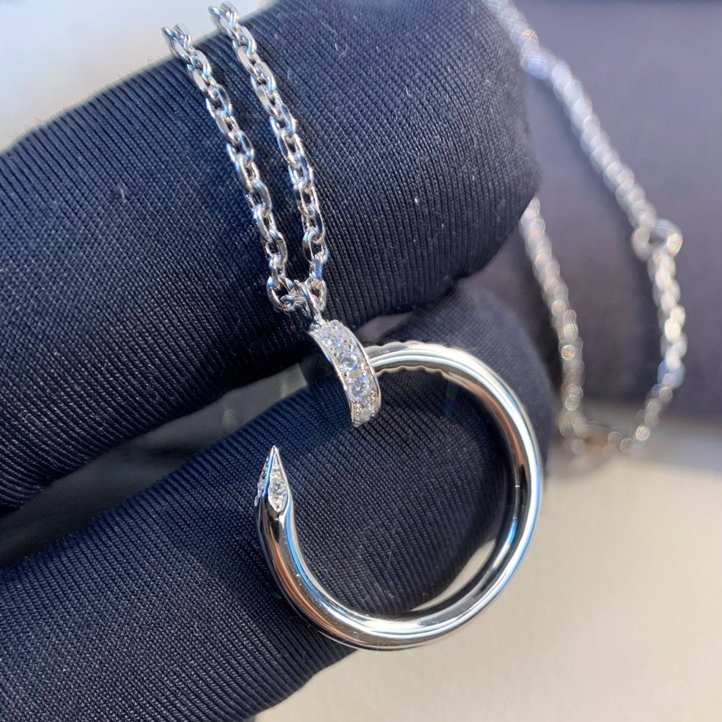 [Mystic Crown]JUSTE NECKLACE SILVER