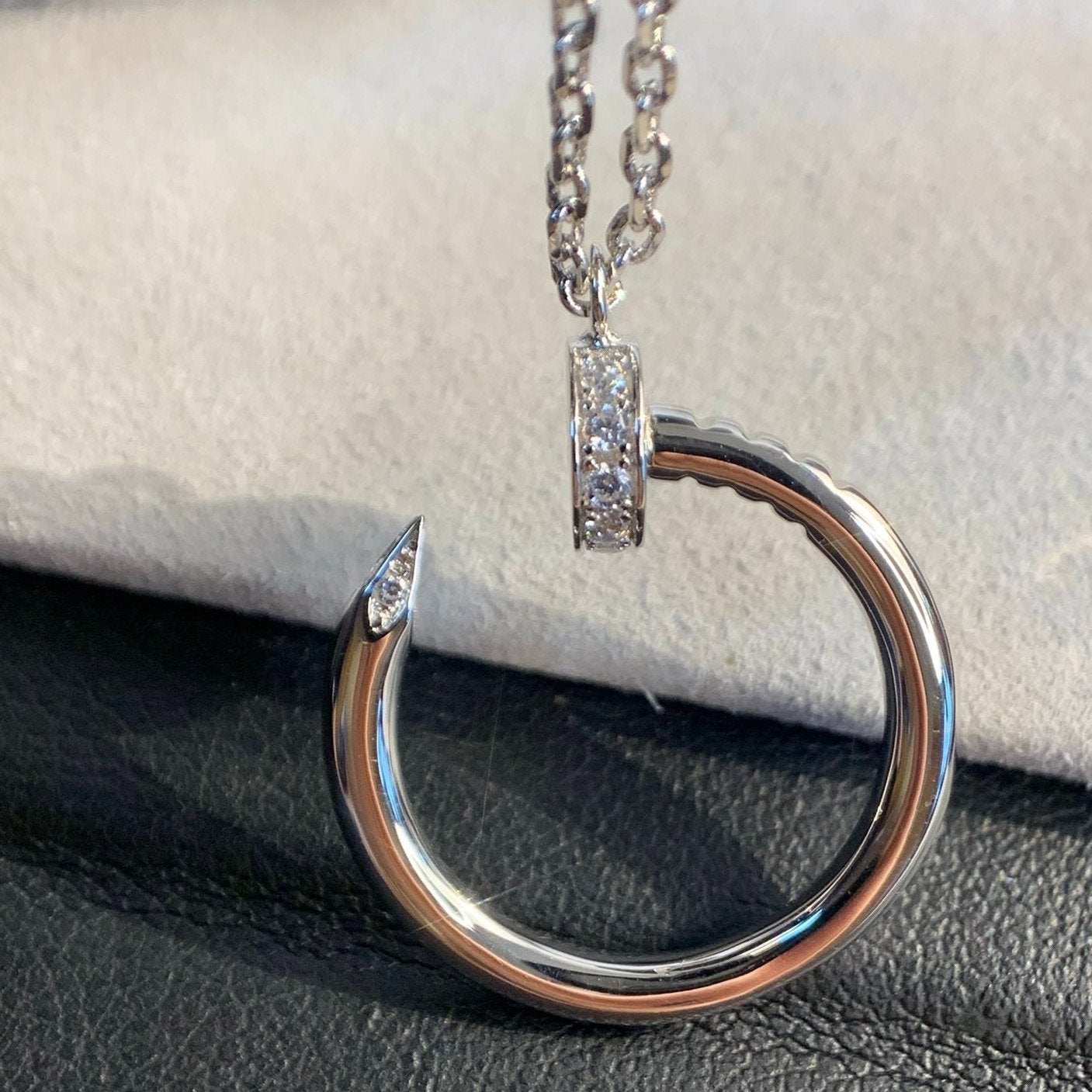 [Mystic Crown]JUSTE NECKLACE SILVER