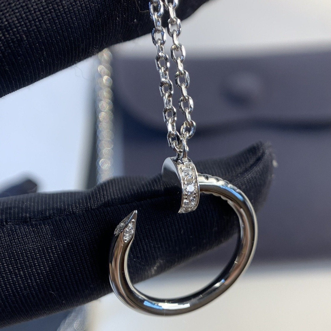 [Mystic Crown]JUSTE NECKLACE SILVER
