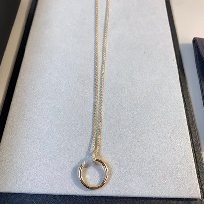 [Mystic Crown]JUSTE NECKLACE PINK GOLD