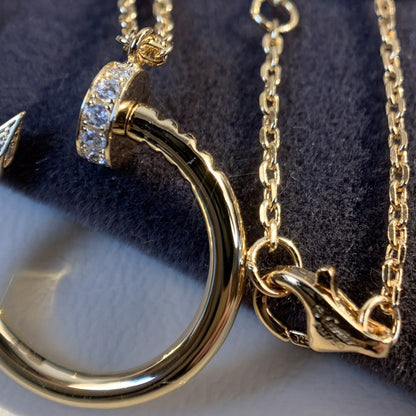 [Mystic Crown]JUSTE NECKLACE PINK GOLD