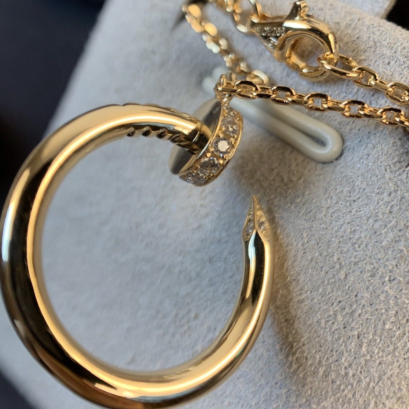 [Mystic Crown]JUSTE NECKLACE PINK GOLD