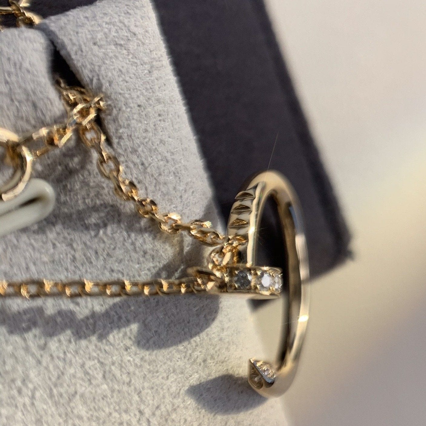[Mystic Crown]JUSTE NECKLACE PINK GOLD