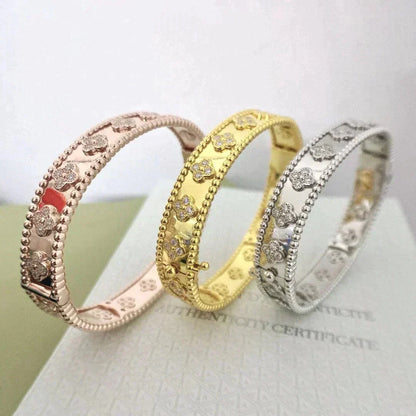 [Mystic Crown]CLOVER BRACELET 8MM DIAMONDS