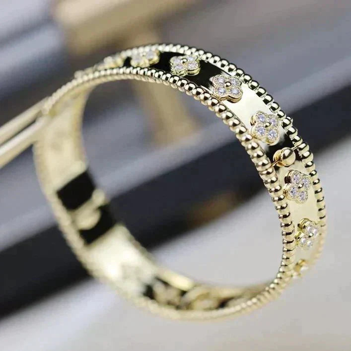 [Mystic Crown]CLOVER BRACELET 8MM DIAMONDS