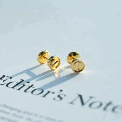[Mystic Crown]LOVE EARRINGS GOLD 10MM