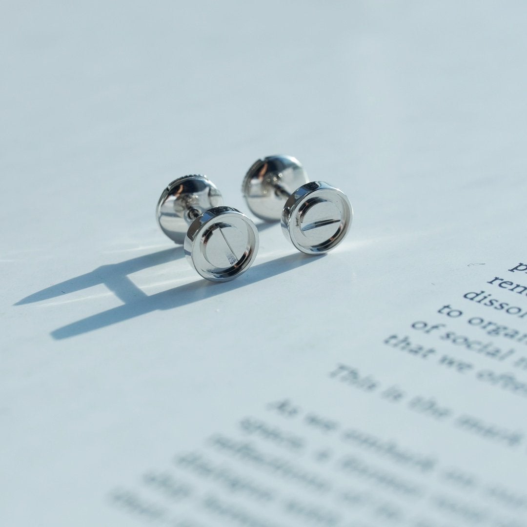 [Mystic Crown]LOVE EARRINGS SILVER 10MM