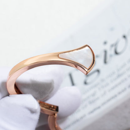 [Mystic Crown]DREAM BRACELET OPEN PINK GOLD MOP