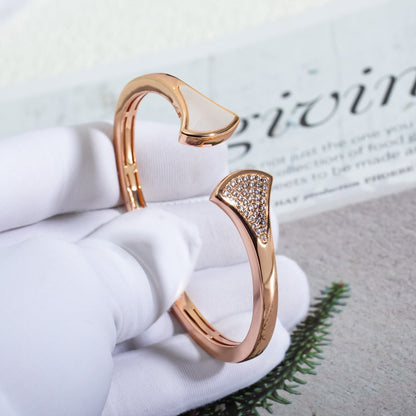 [Mystic Crown]DREAM BRACELET OPEN PINK GOLD MOP DIAMOND