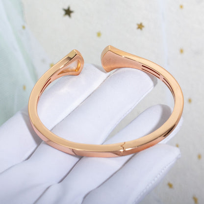 [Mystic Crown]DREAM BRACELET OPEN PINK GOLD MOP DIAMOND