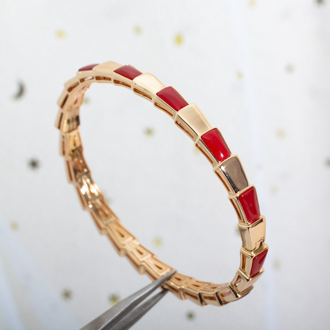 [Mystic Crown]SERPENTI BRACELET PINK GOLD RUBELLITE