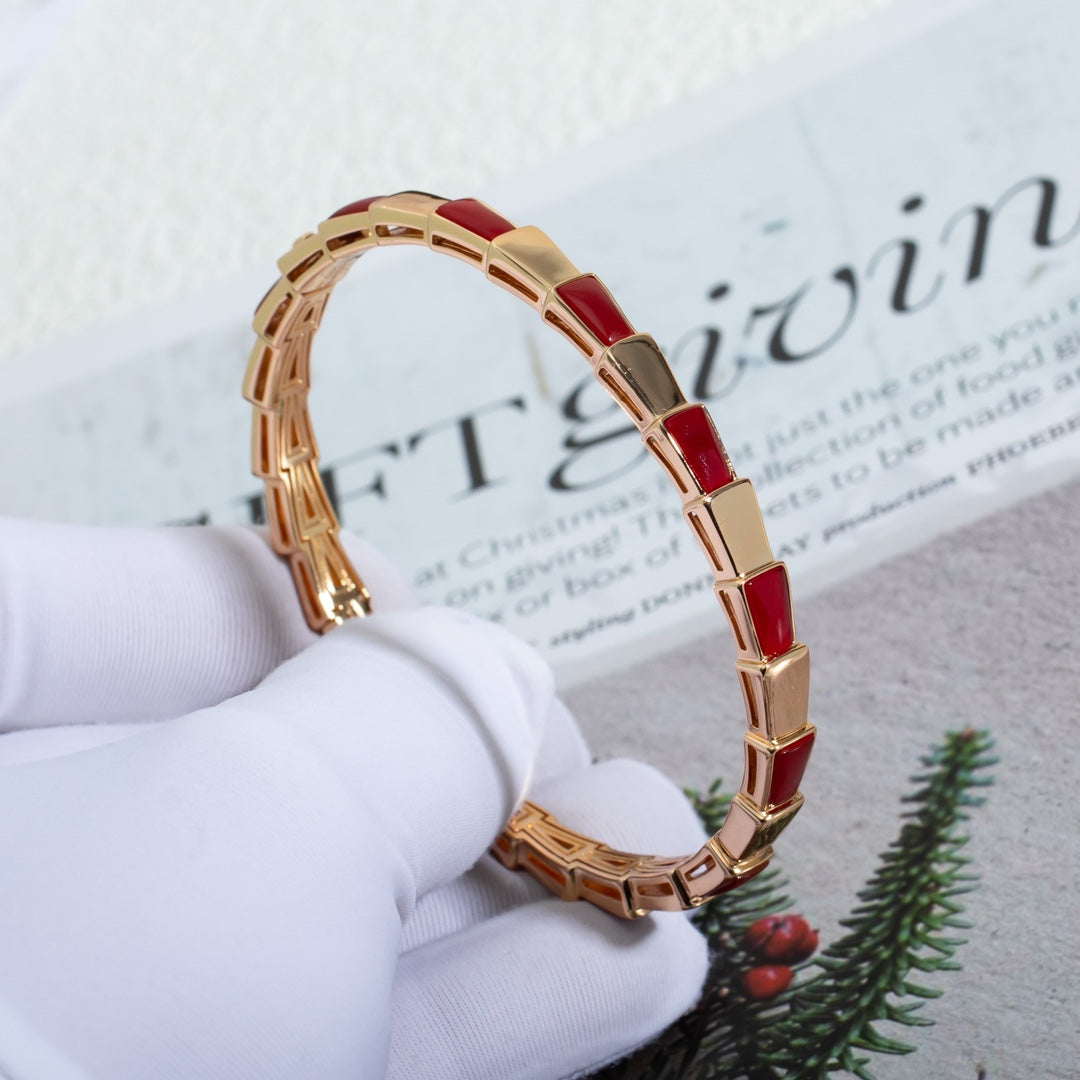 [Mystic Crown]SERPENTI BRACELET PINK GOLD RUBELLITE