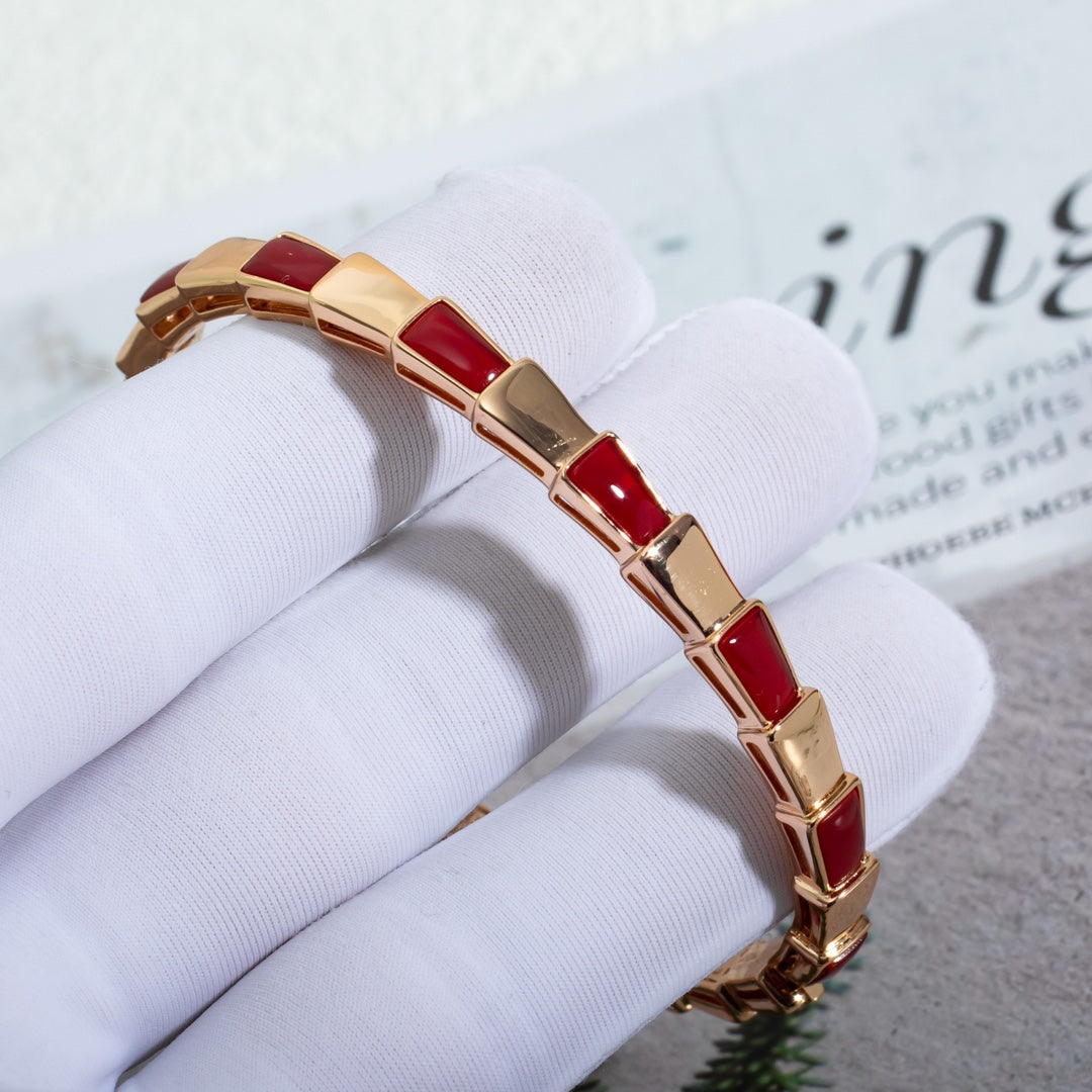 [Mystic Crown]SERPENTI BRACELET PINK GOLD RUBELLITE