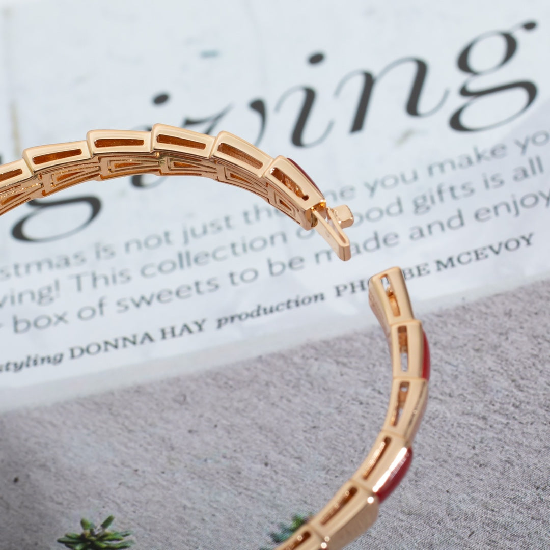 [Mystic Crown]SERPENTI BRACELET PINK GOLD RUBELLITE