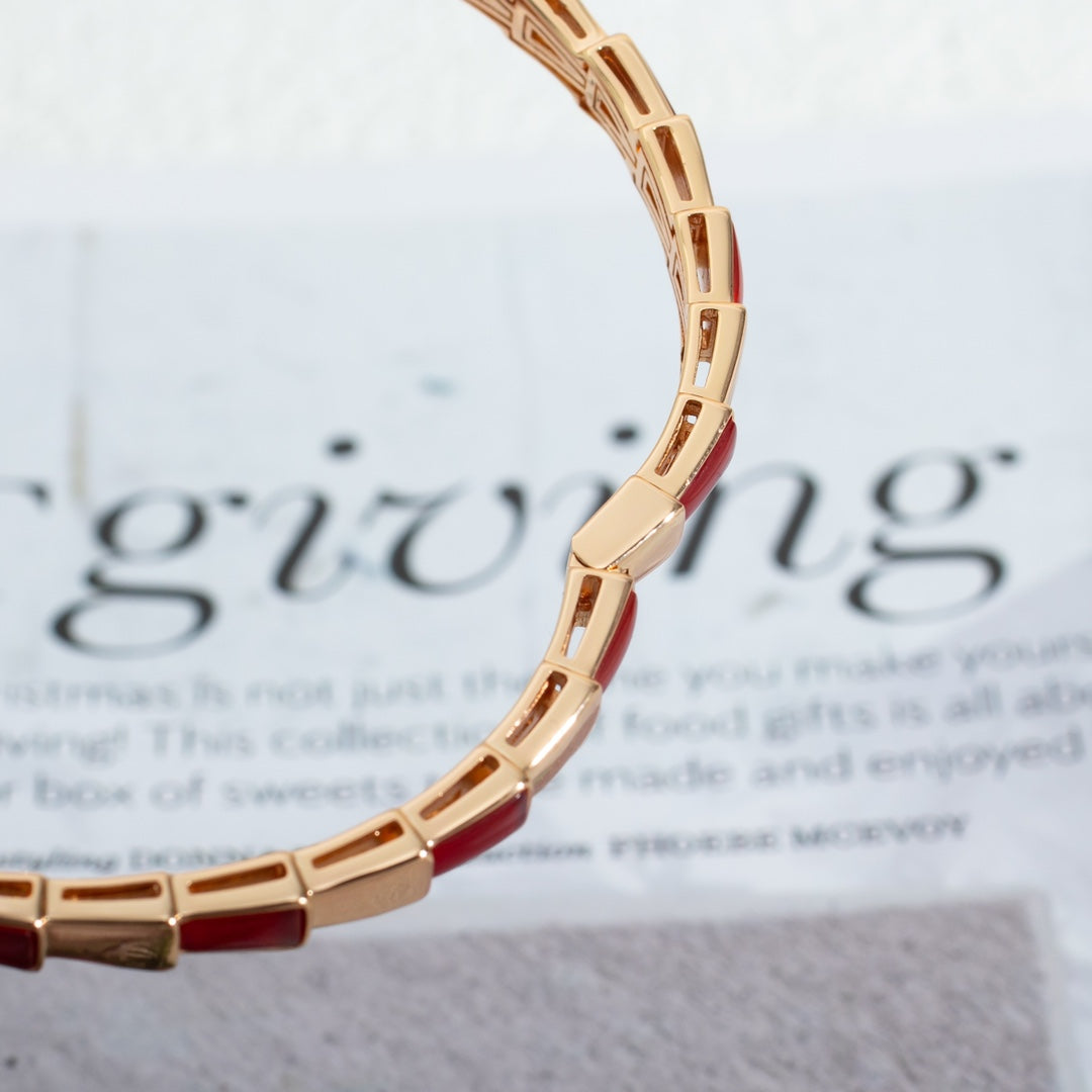 [Mystic Crown]SERPENTI BRACELET PINK GOLD RUBELLITE