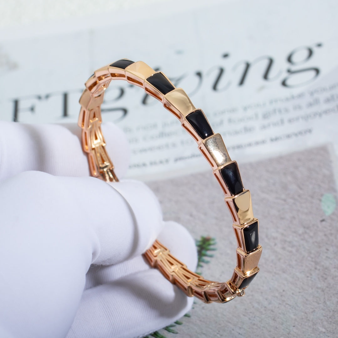 [Mystic Crown]SERPENTI BRACELET PINK GOLD ONYX