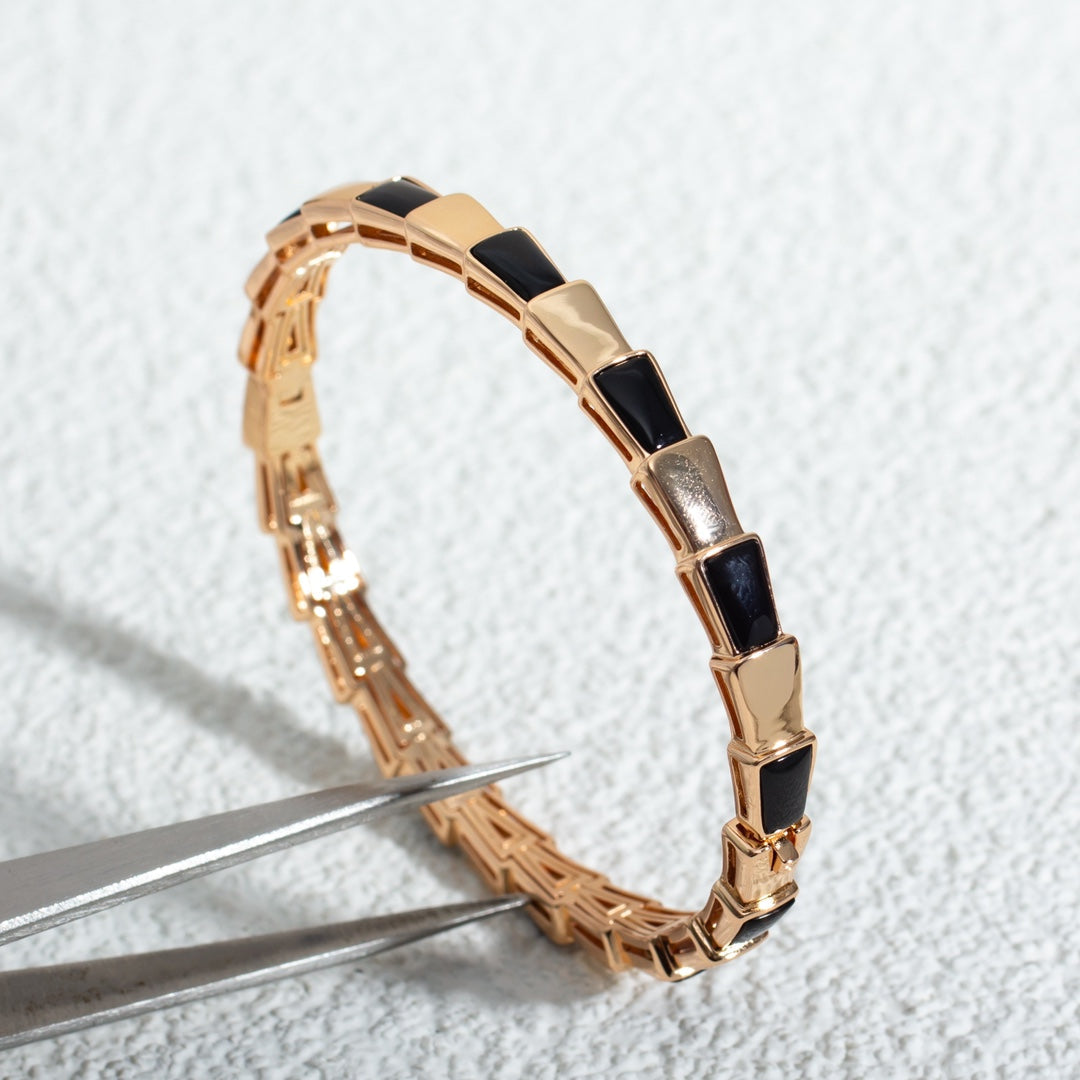 [Mystic Crown]SERPENTI BRACELET PINK GOLD ONYX