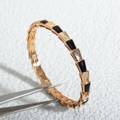 [Mystic Crown]SERPENTI BRACELET PINK GOLD ONYX