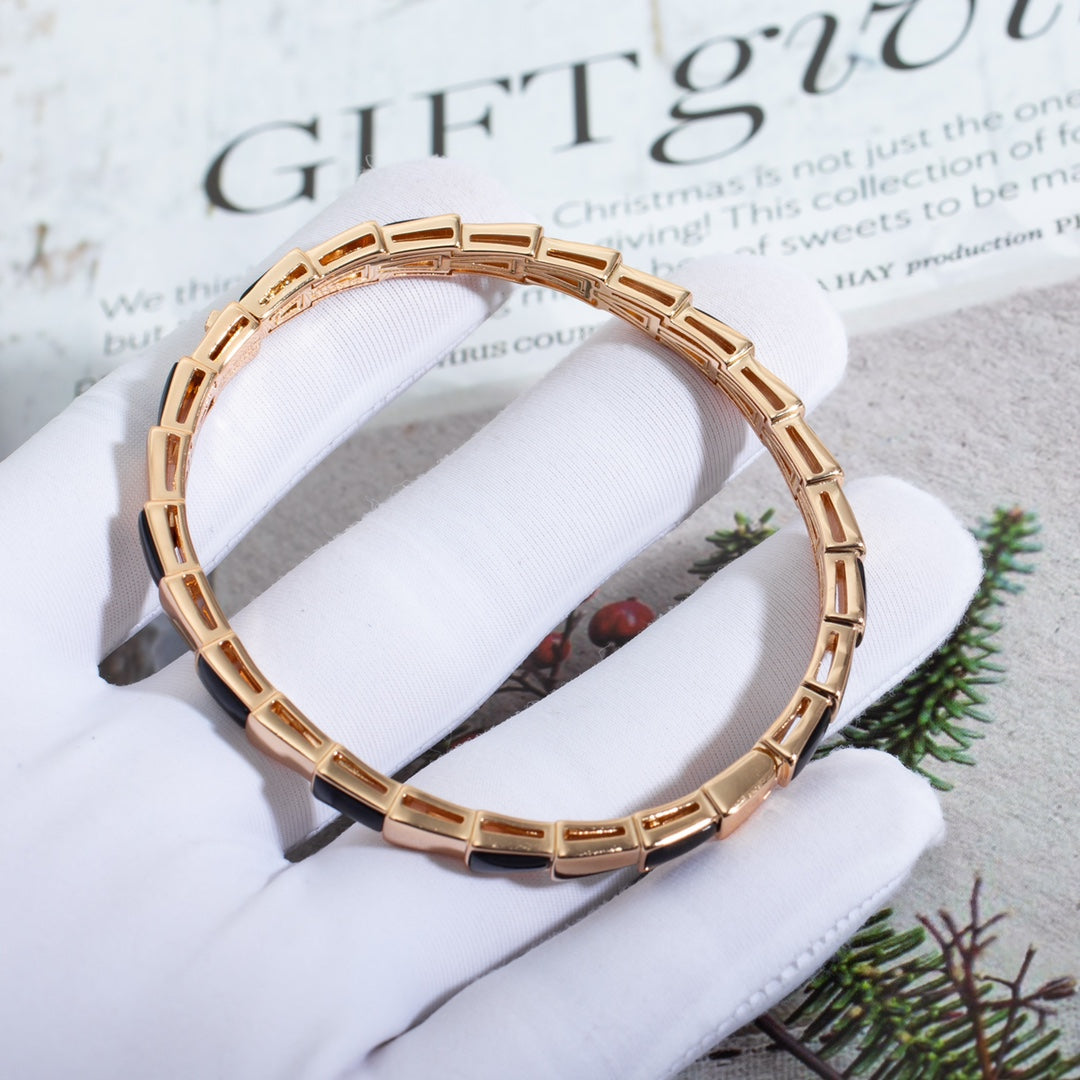 [Mystic Crown]SERPENTI BRACELET PINK GOLD ONYX