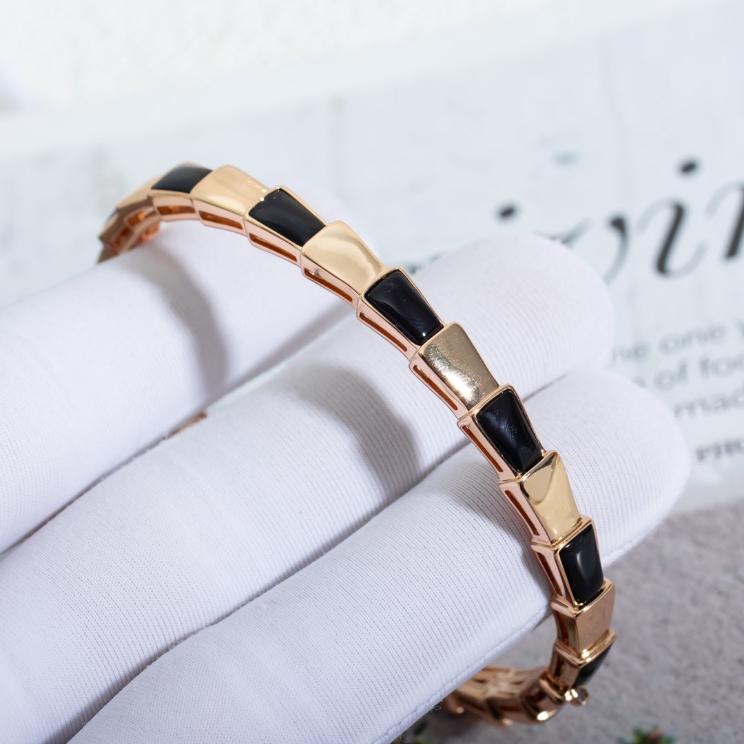 [Mystic Crown]SERPENTI BRACELET PINK GOLD ONYX