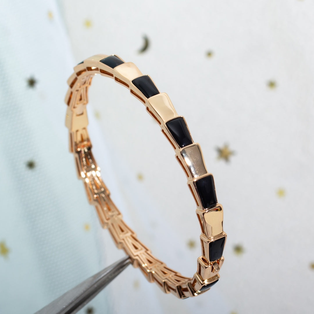 [Mystic Crown]SERPENTI BRACELET PINK GOLD ONYX