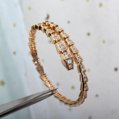 [Mystic Crown]SERPENTI BRACELET 6.8MM PINK GOLD DIAMOND