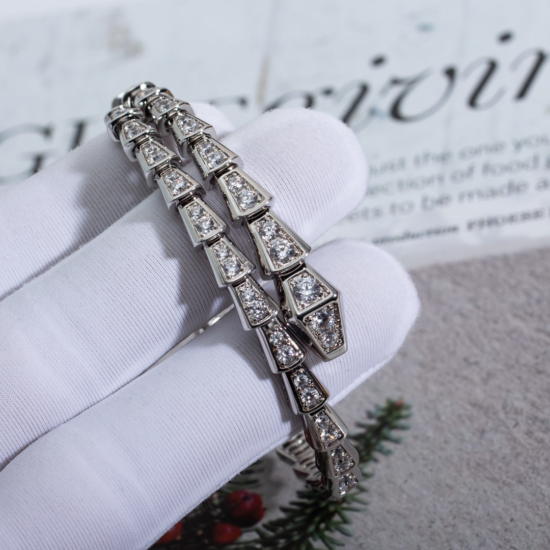 [Mystic Crown]SERPENTI BRACELET 6MM SILVER DIAMOND