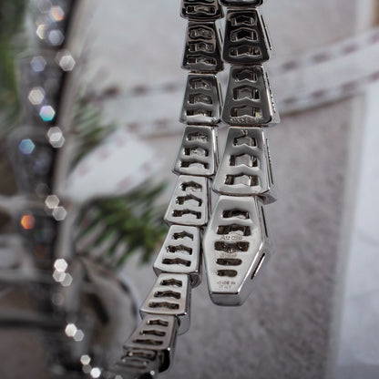 [Mystic Crown]SERPENTI BRACELET 6MM SILVER DIAMOND
