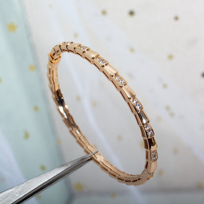 [Mystic Crown]SERPENTI BRACELET PINK GOLD DIAMOND