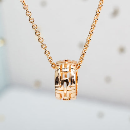 [Mystic Crown]PARENTESI NECKLACE PINK GOLD