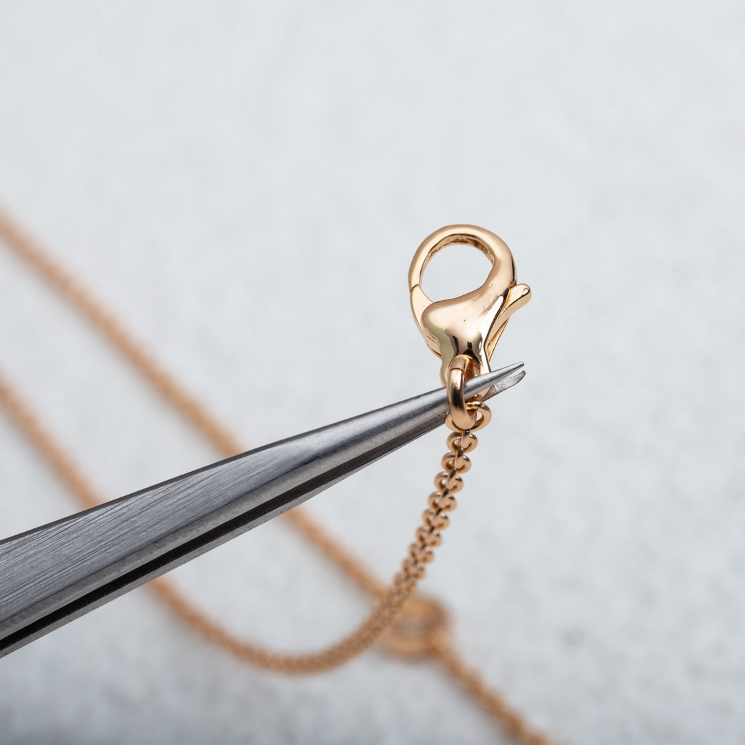 [Mystic Crown]PARENTESI NECKLACE PINK GOLD