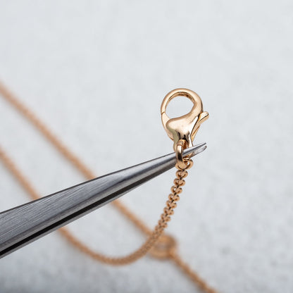 [Mystic Crown]PARENTESI NECKLACE PINK GOLD