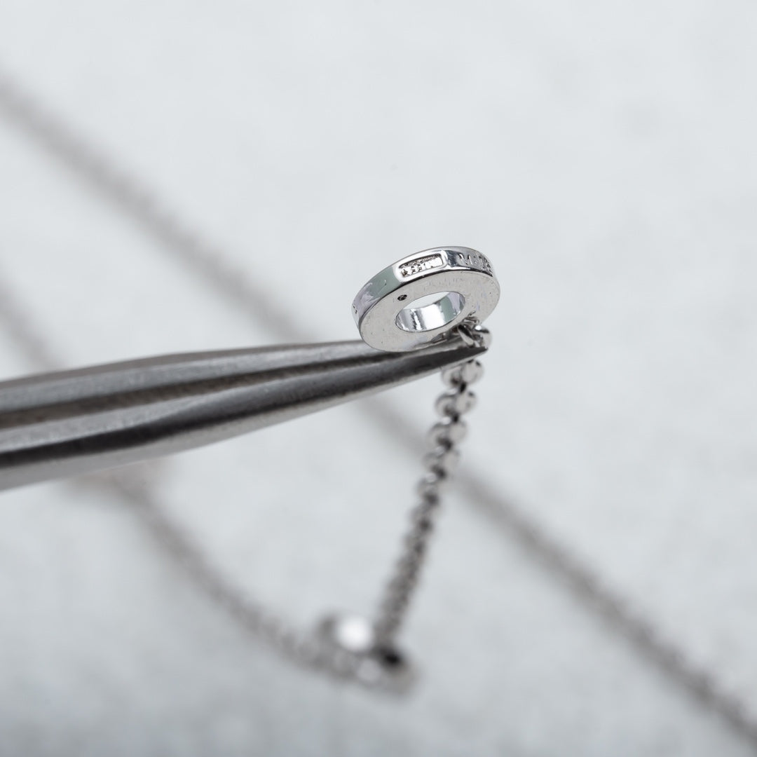 [Mystic Crown]PARENTESI NECKLACE SILVER DIAMOND