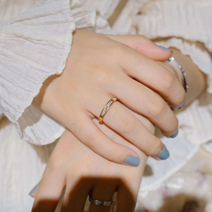 [Mystic Crown]LOVE RING 2.65MM DIAMOND