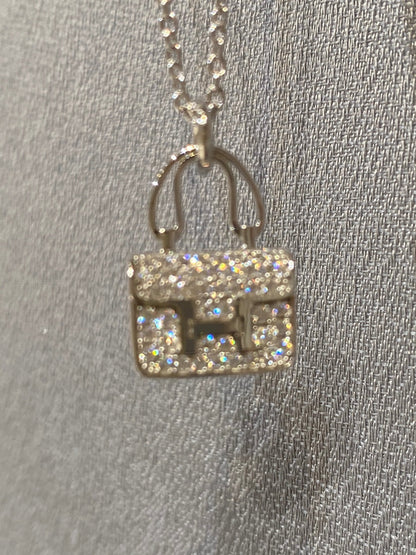[Mystic Crown]CONSTANCE PEDANT DIAMOND NECKLACE