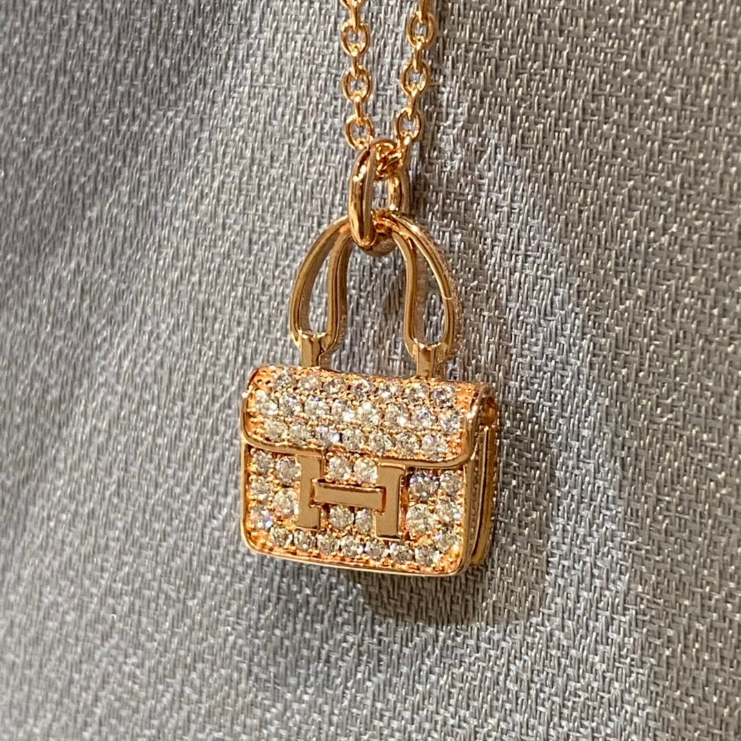 [Mystic Crown]CONSTANCE PEDANT DIAMOND NECKLACE