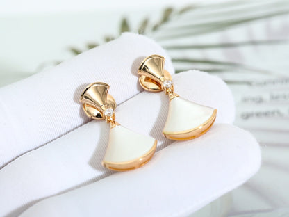 [Mystic Crown]DREAM MOP PINK GOLD EARRINGS
