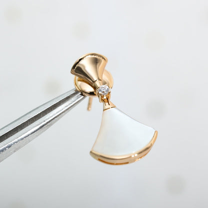 [Mystic Crown]DREAM MOP PINK GOLD EARRINGS