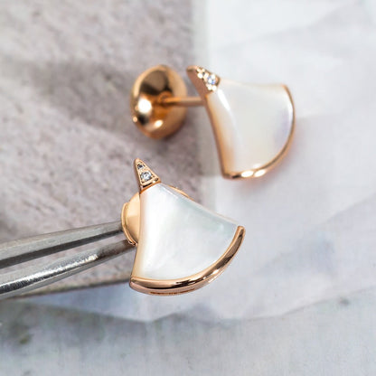 [Mystic Crown]DIVAS DREAM EARRINGS PINK GOLD