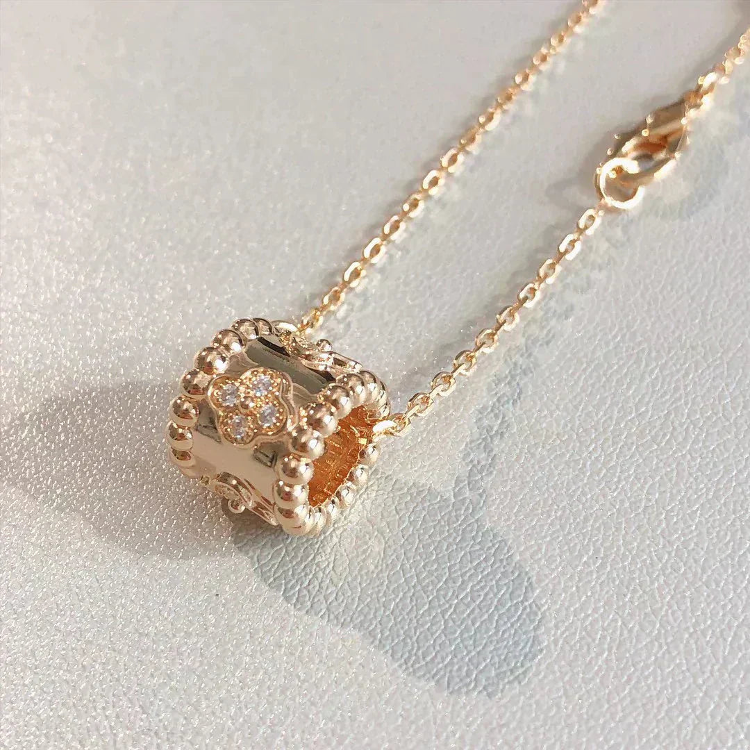 [Mystic Crown]PERLEE PEDANT NECKLACE GOLD / ROSE GOLD