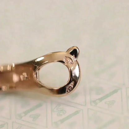 [Mystic Crown]CLOVER MEDIUM 1 MOTIFS FUll DIAMOND EARRINGS