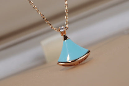 [Mystic Crown]DREAM NECKLACE TURQUOISE PINK GOLD