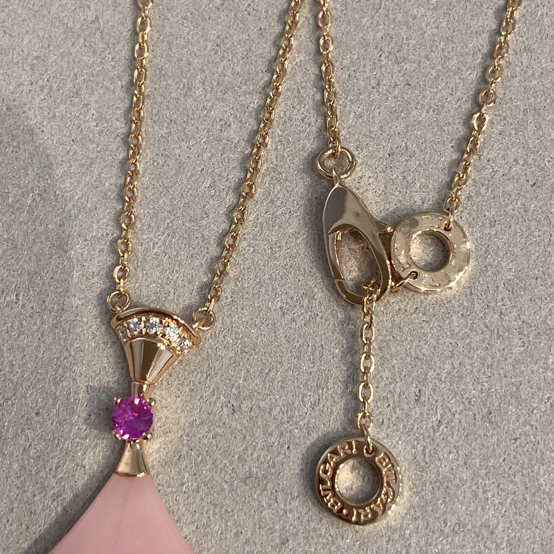 [Mystic Crown]DREAM NECKLACE PINK OPAL