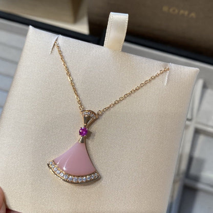 [Mystic Crown]DREAM NECKLACE PINK OPAL