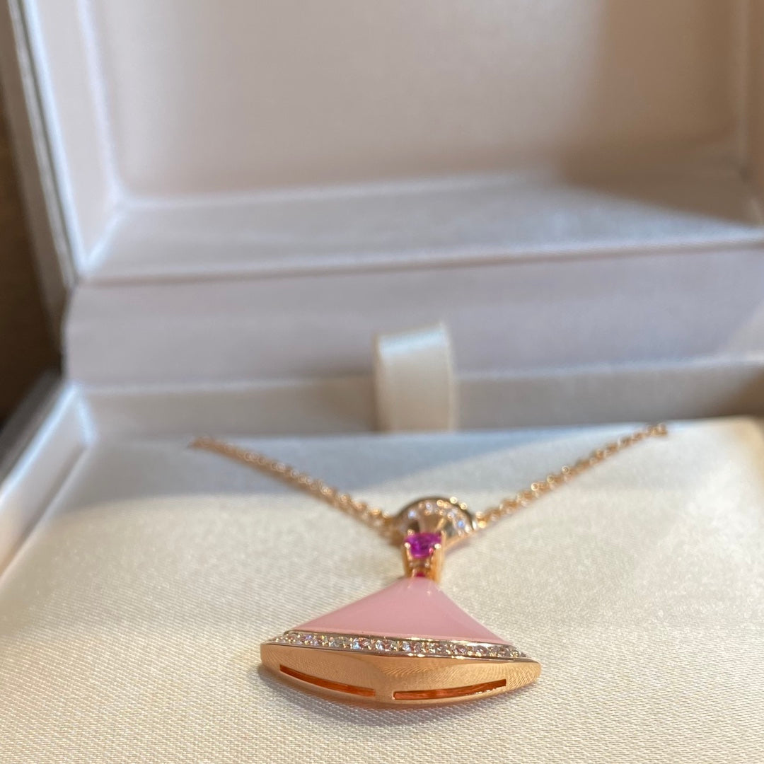 [Mystic Crown]DREAM NECKLACE PINK OPAL