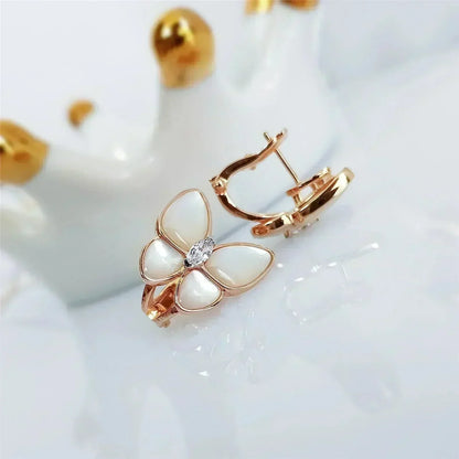 [Mystic Crown]BUTTERFLY MOP DIAMOND EARRINGS