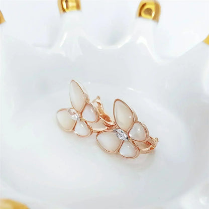 [Mystic Crown]BUTTERFLY MOP DIAMOND EARRINGS