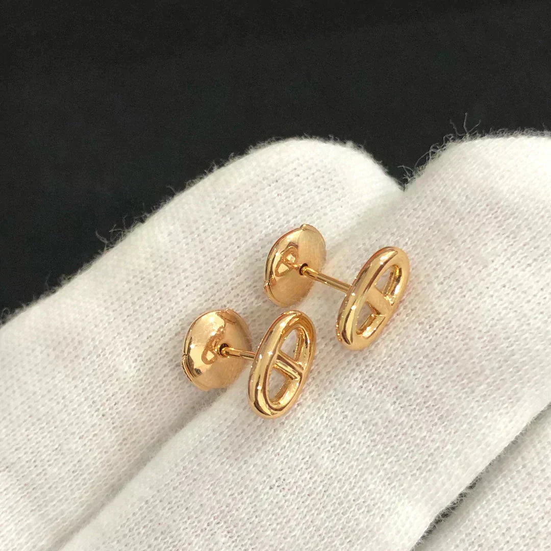 [Mystic Crown]CHAINE SMALL EARRINGS GOLD AND SILVER